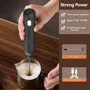 Mini Espumador Elétrico Portátil USB – Misturador para Café, Leite, Cappuccino e Bebidas