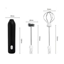 Mini Espumador Elétrico Portátil USB – Misturador para Café, Leite, Cappuccino e Bebidas