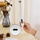 Mini Espumador Elétrico Portátil USB – Misturador para Café, Leite, Cappuccino e Bebidas
