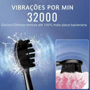 Escova de Dentes Elétrica Inteligente Ultrassônica à Prova d’Água