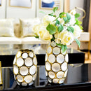 Vaso Decorativo de Cerâmica Luxo Moderno para Sala – Estilo Europeu