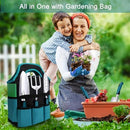 Kit de Jardinagem 7 Peças em Aço Inoxidável e Alumínio Resistente