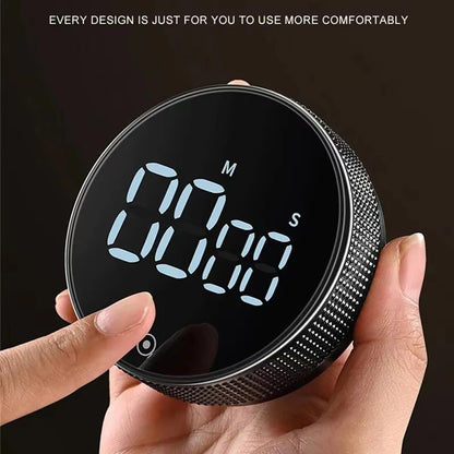 Temporizador de Cozinha Digital Magnético com Contagem Regressiva