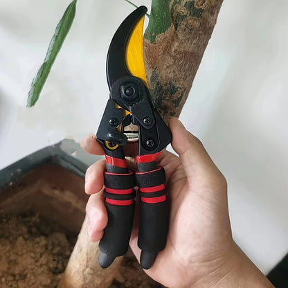Tesoura de Poda Profissional em Aço Carbono SK-5 de Alta Resistência