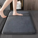 Tapete de Banheiro Super Absorvente Coral Velvet Antiderrapante
