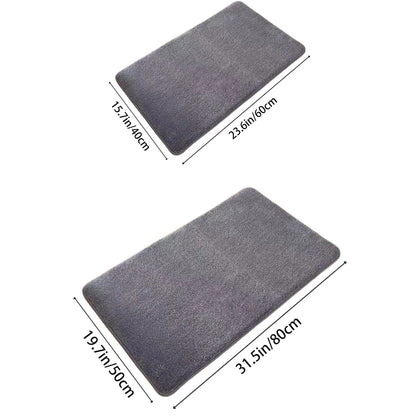 Tapete de Banheiro Super Absorvente Coral Velvet Antiderrapante