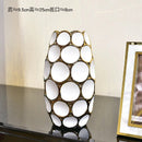 Vaso Decorativo de Cerâmica Luxo Moderno para Sala – Estilo Europeu